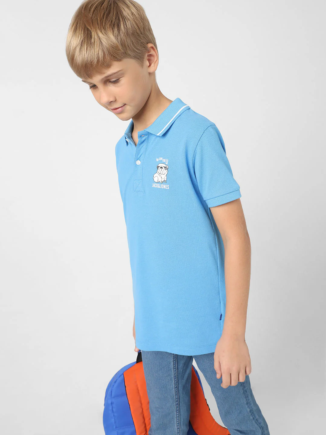 Boys Blue Polo T-shirt