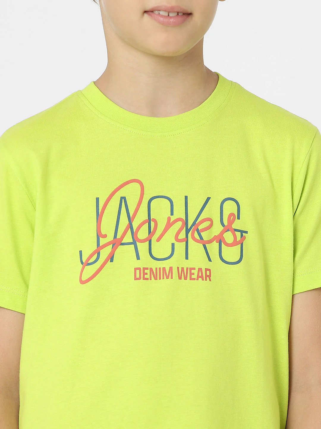 BOYS Green Logo Print T-shirt - Image 5
