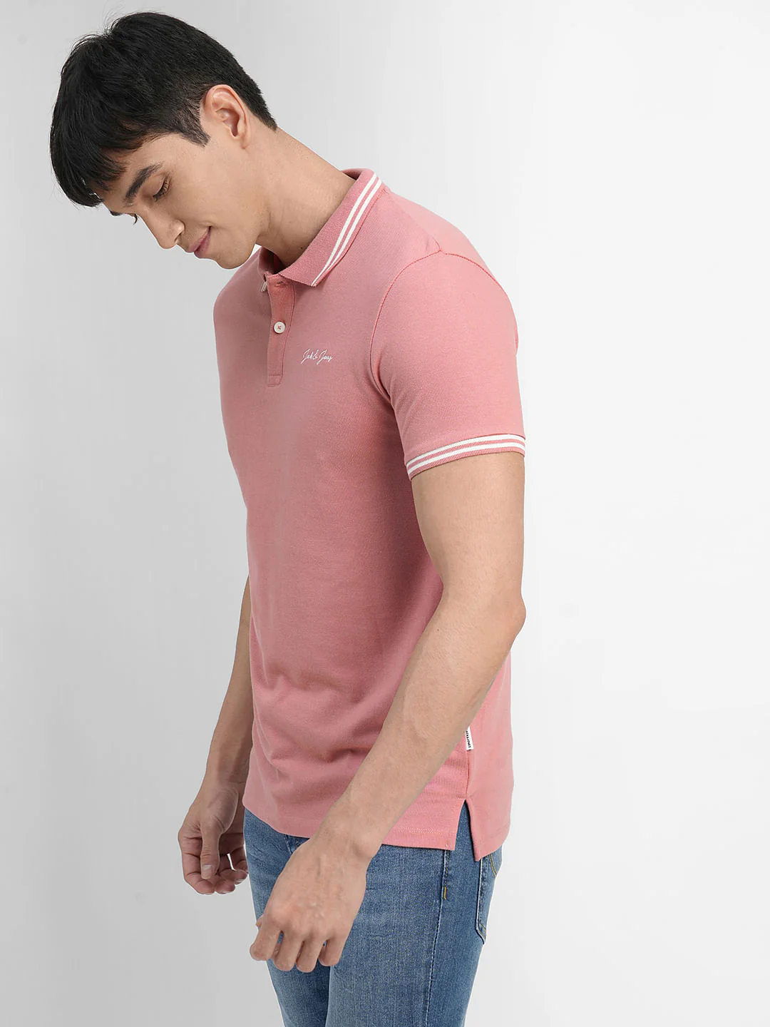 Pink Polo T-shirt - Image 3