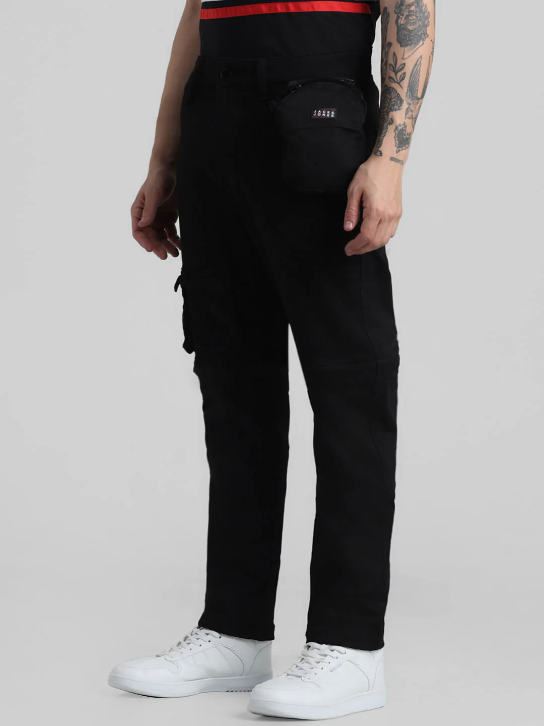 URBAN RACERS by Jack & Jones Black Low Rise Anti Fit Jeans - Image 2