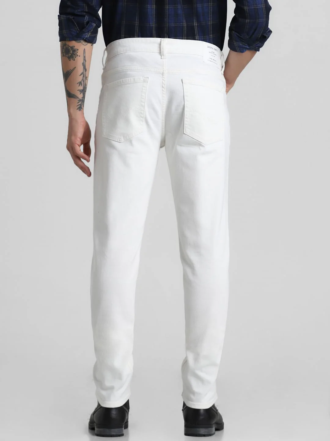 Ecru Low Rise Glenn Slim Fit Jeans - Image 3
