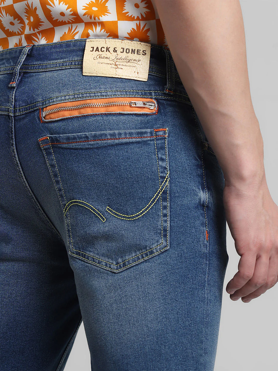Blue Low Rise Ben Skinny Fit Jeans - Image 5