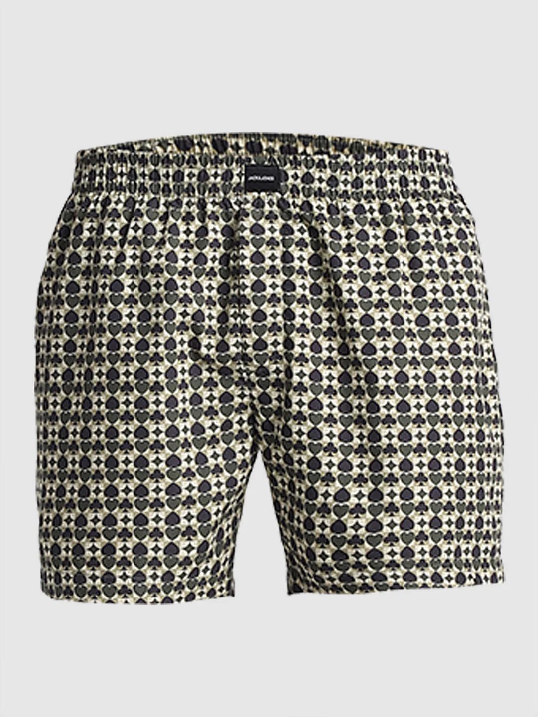 Green Printed Cotton Boxers - Image 6