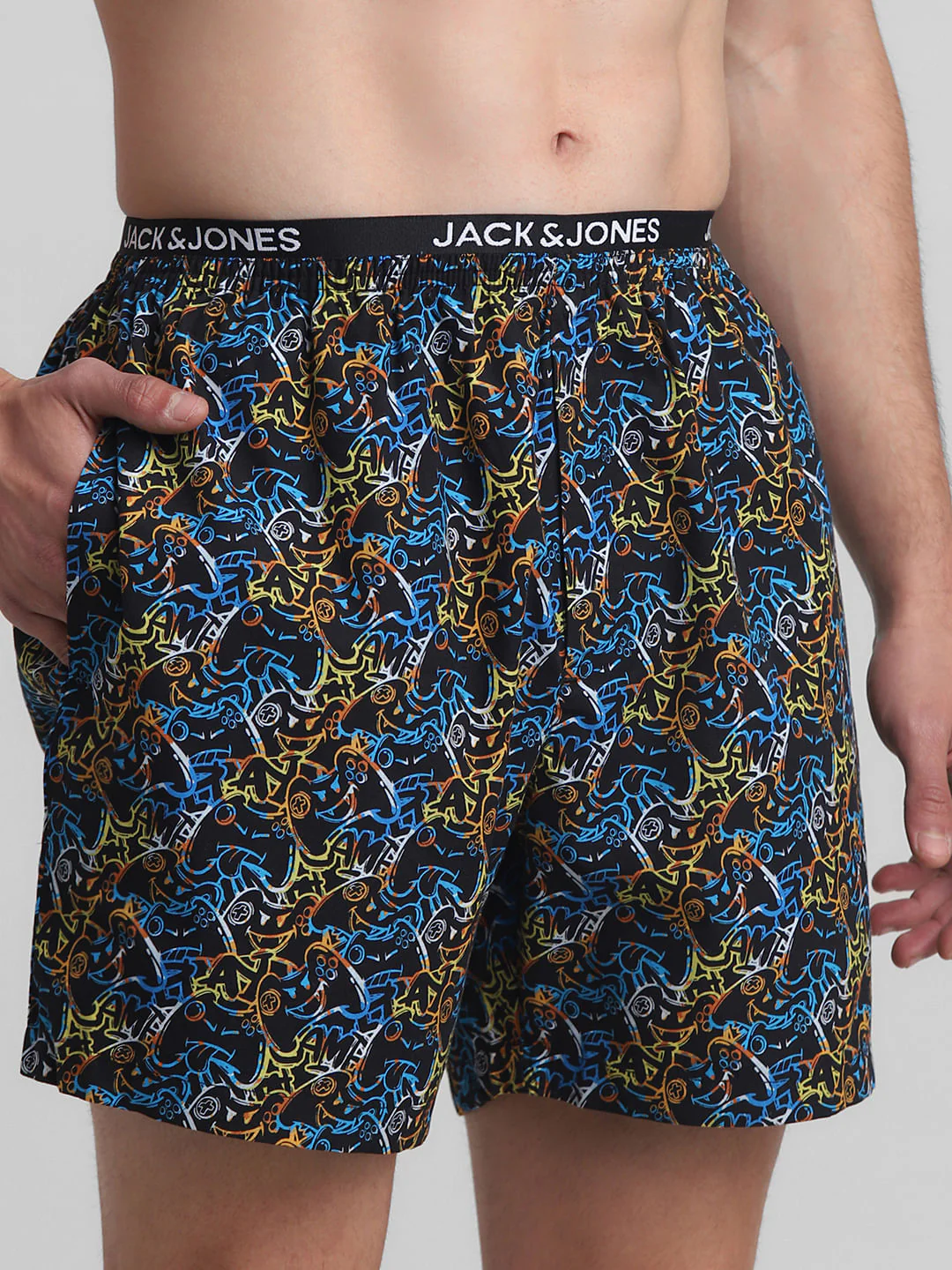 Black Gaming Console Printed Boxers - Image 4