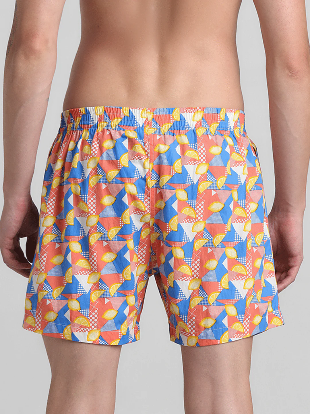 White Lemonade Print Cotton Boxers - Image 3