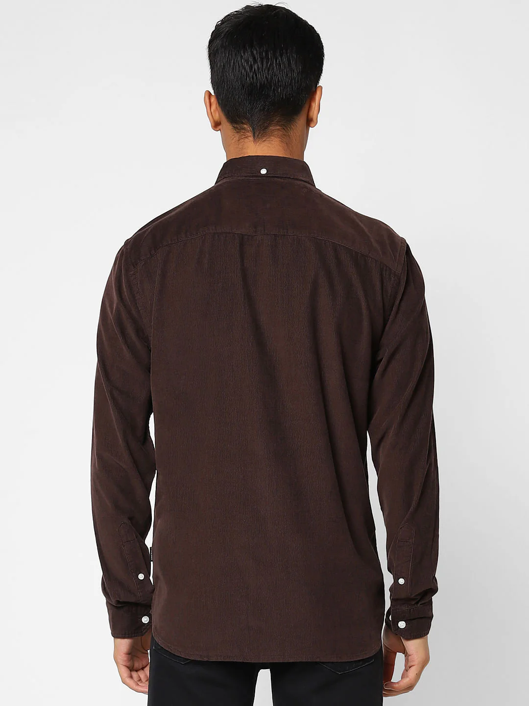 Dark Brown Full Sleeves Shirt - Image 4