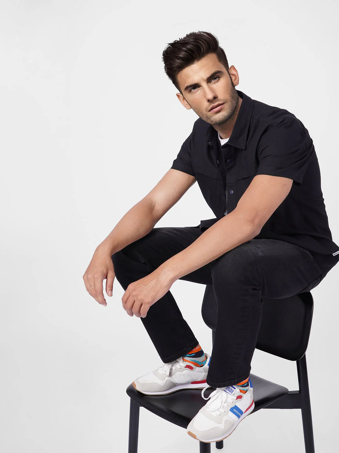 Black Short Sleeves Shirt