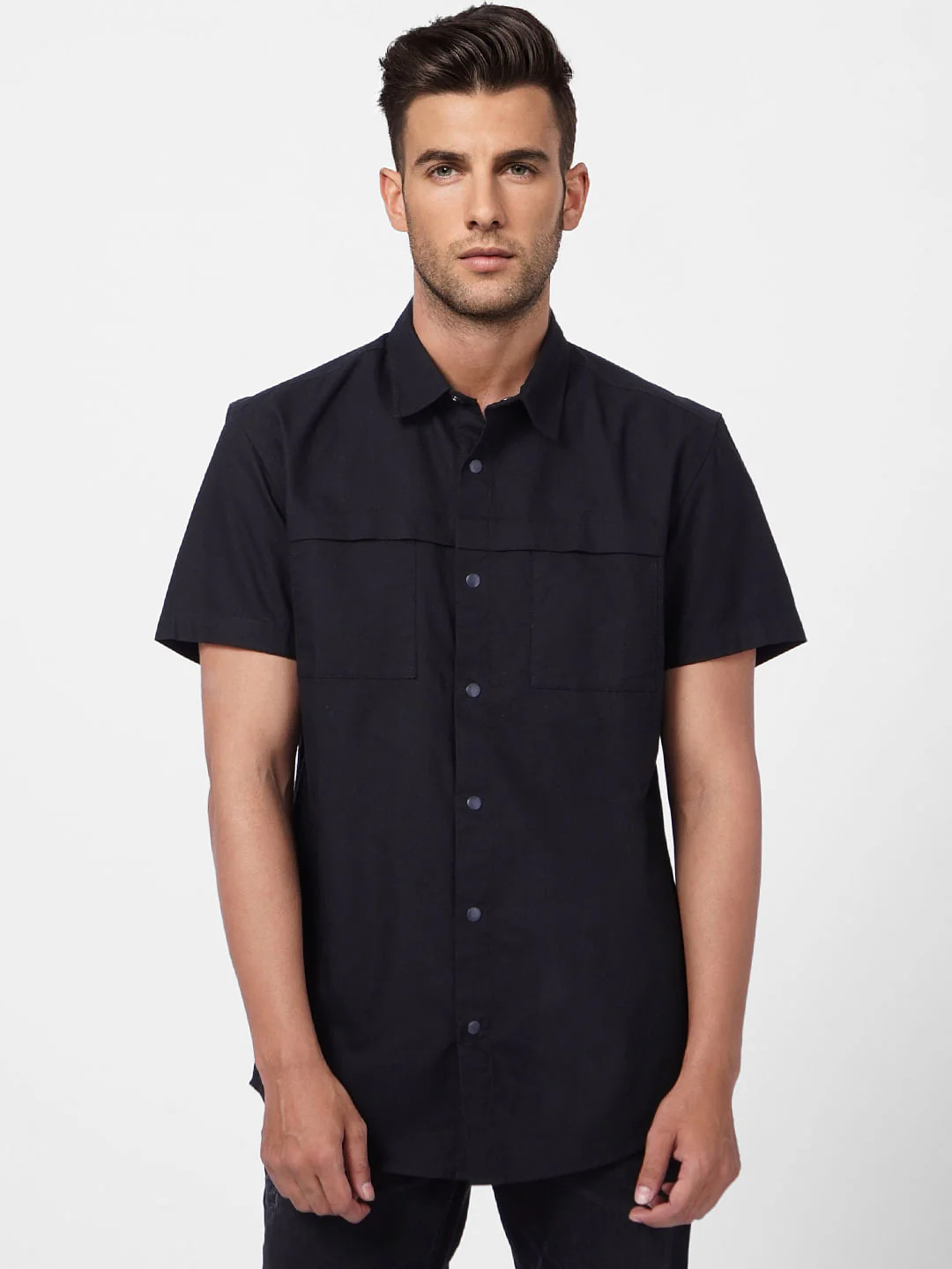 Black Short Sleeves Shirt - Image 2