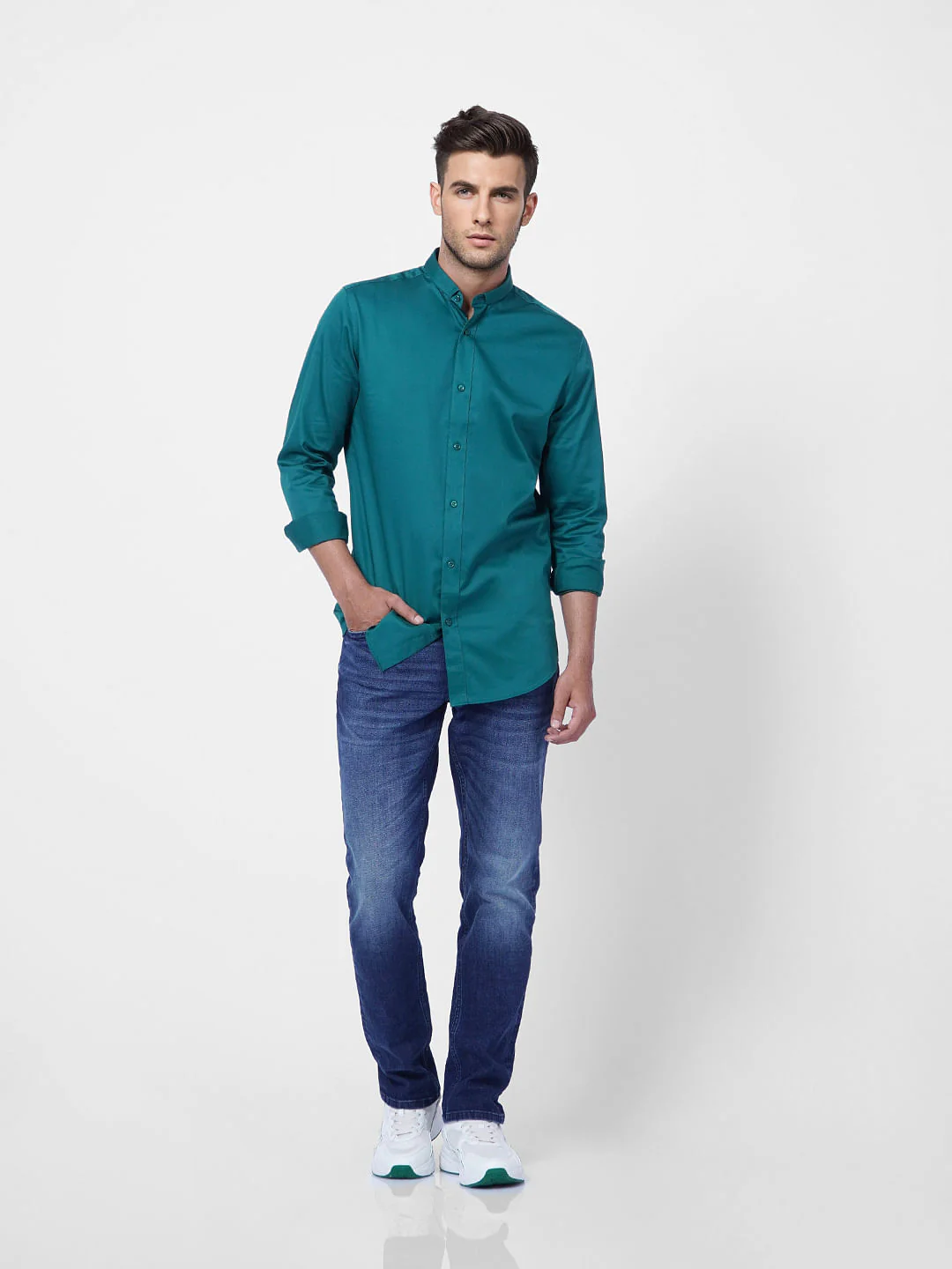 Green Full Sleeves Shirt - Image 6