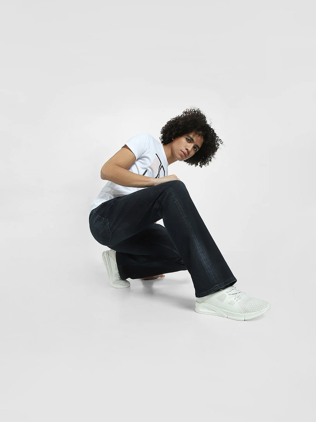 Dark Blue High Rise Ray Bootcut Jeans