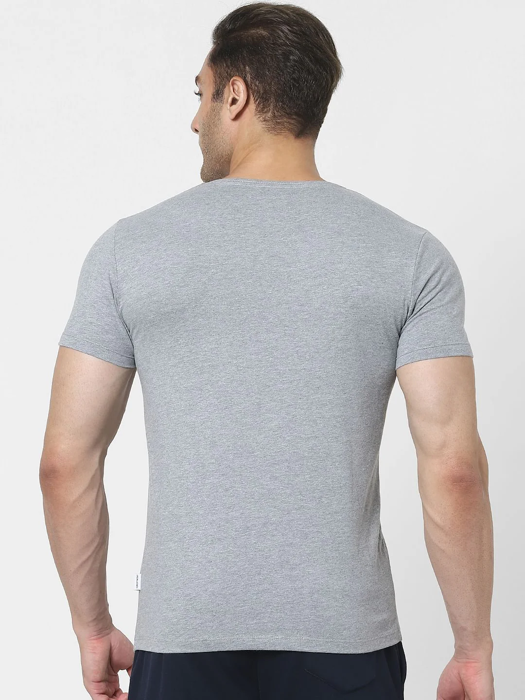 Red & Grey V Neck T-shirts - Pack of 2 - Image 4