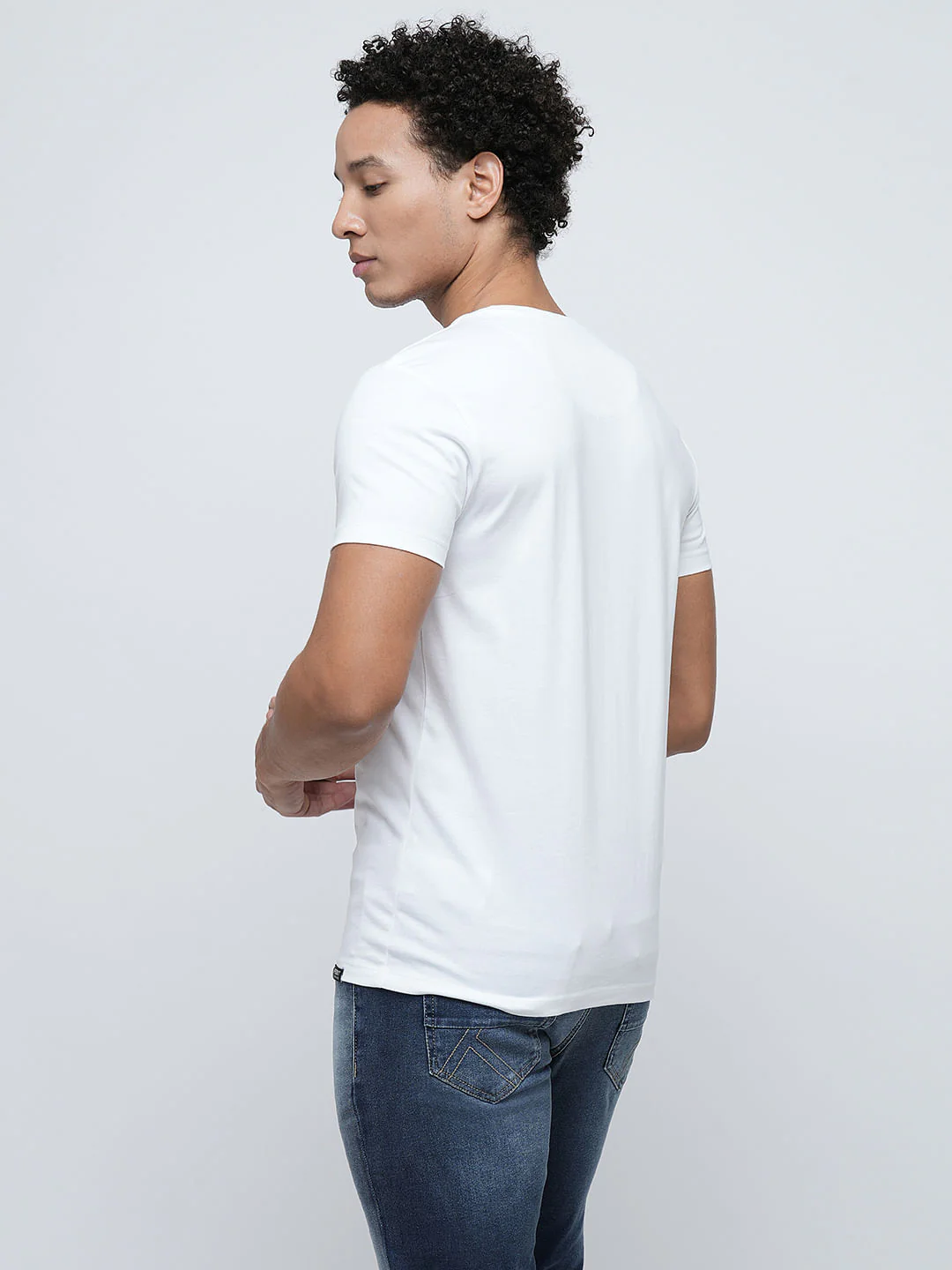 PRODUKT by JACK&JONES White Crew Neck T-shirt - Image 4