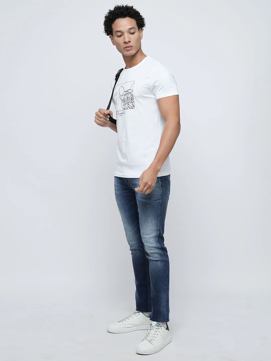 PRODUKT by JACK&JONES White Crew Neck T-shirt - Image 5