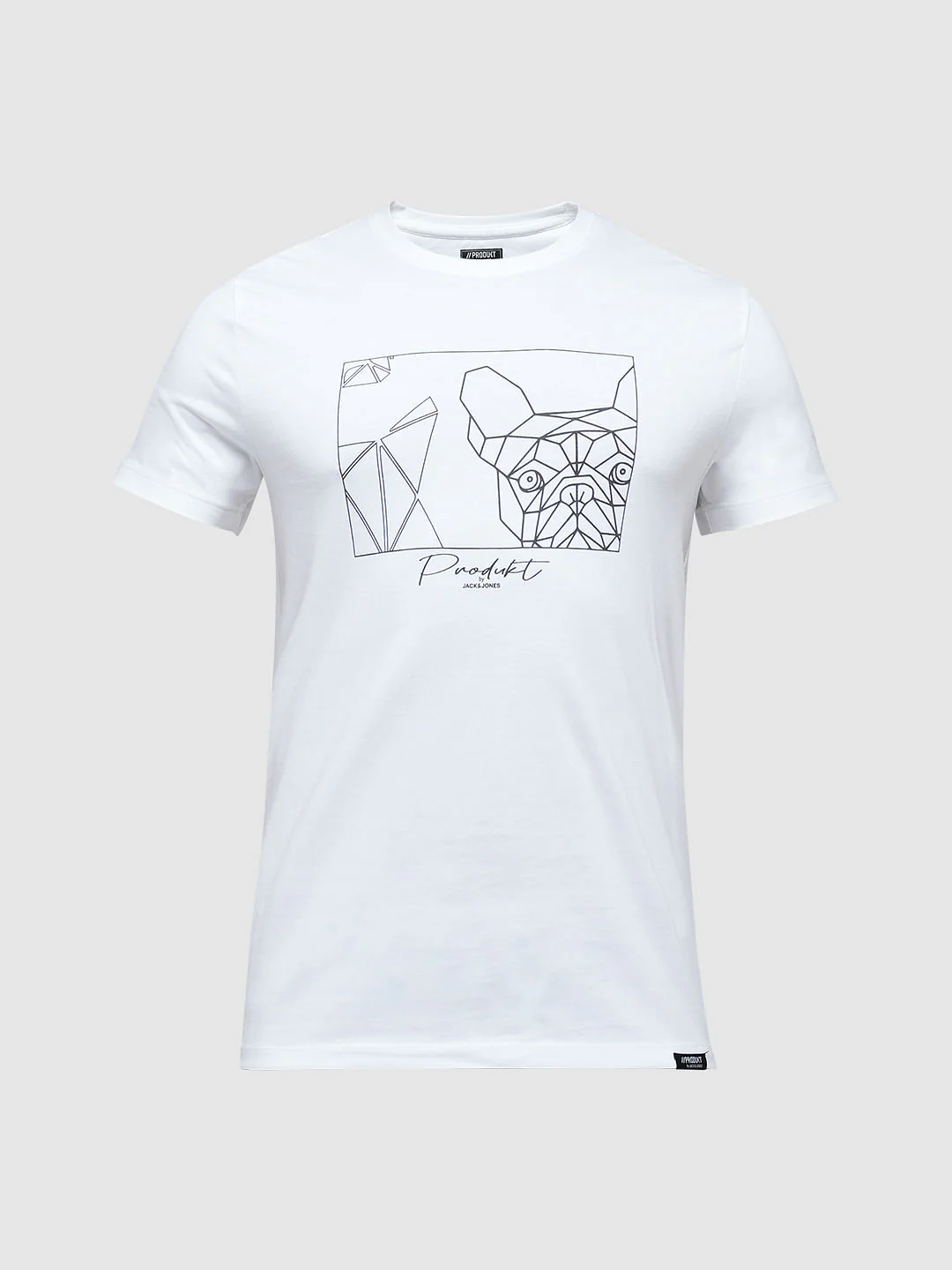 PRODUKT by JACK&JONES White Crew Neck T-shirt - Image 7