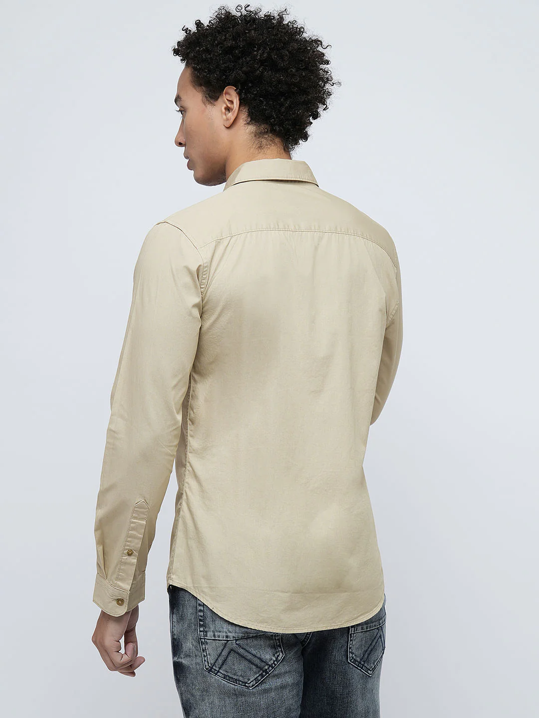 PRODUKT by JACK&JONES Light Brown Full Sleeves Shirt - Image 4