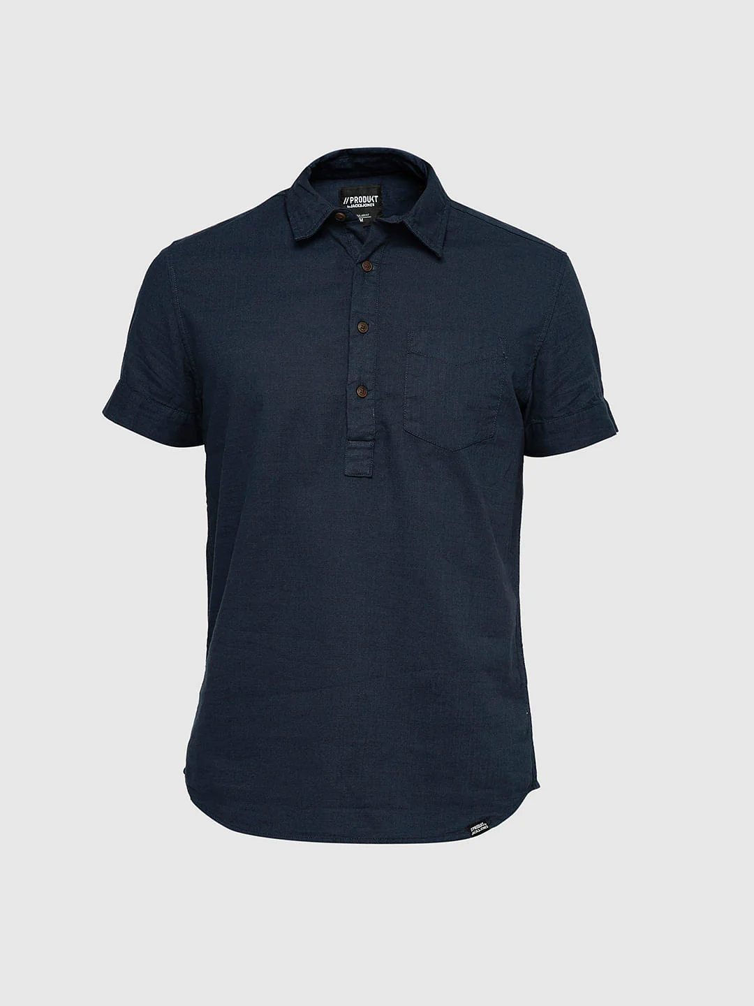 PRODUKT by JACK&JONES Dark Blue Short Sleeves Shirt - Image 7