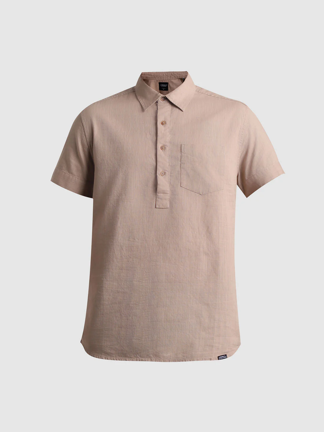 PRODUKT by JACK&JONES Brown Cotton Short Sleeves Shirt - Image 7