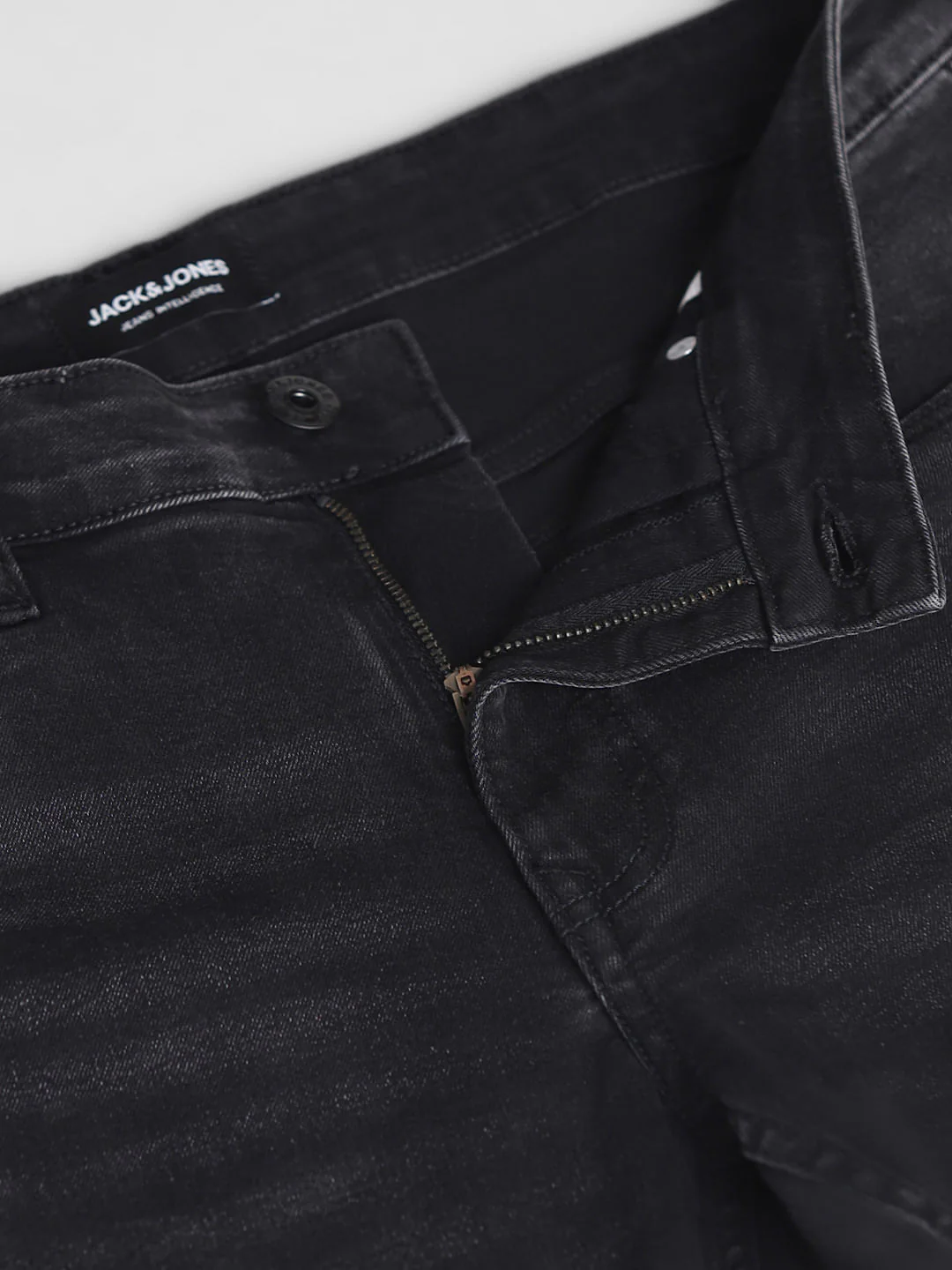 Grey Low Rise Washed Glenn Slim Jeans - Image 5