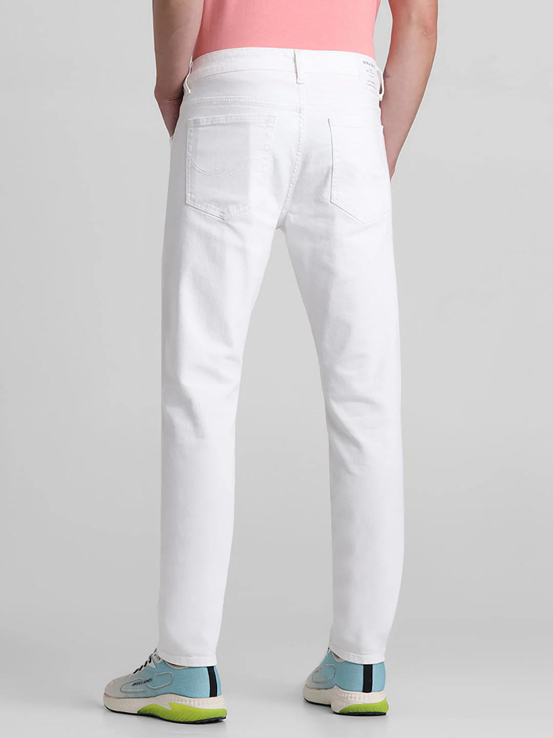White Low Rise Ben Skinny Fit Jeans - Image 3