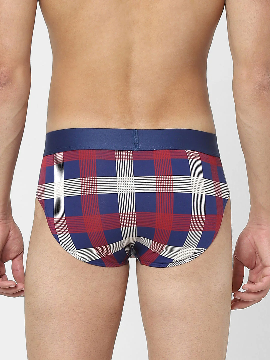 Blue & Red Checks Briefs - Image 3
