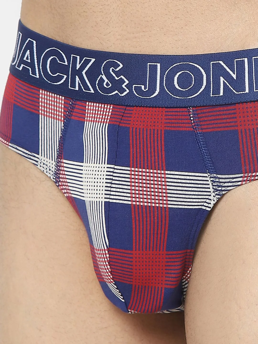 Blue & Red Checks Briefs - Image 4