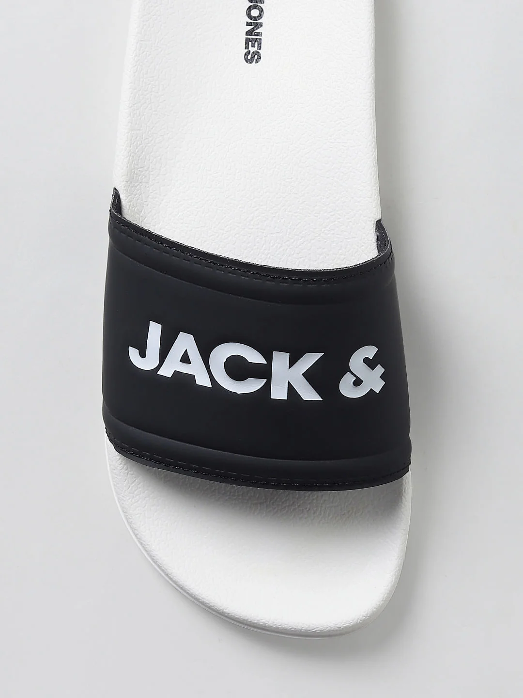 White & Black Logo Print Sliders - Image 11