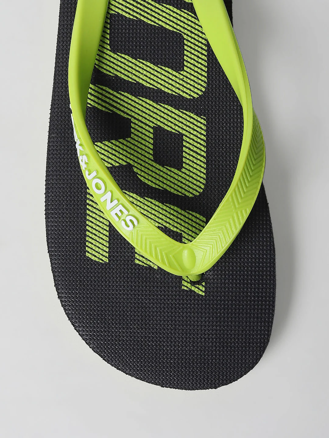 Green Logo Print Flip Flops - Image 11