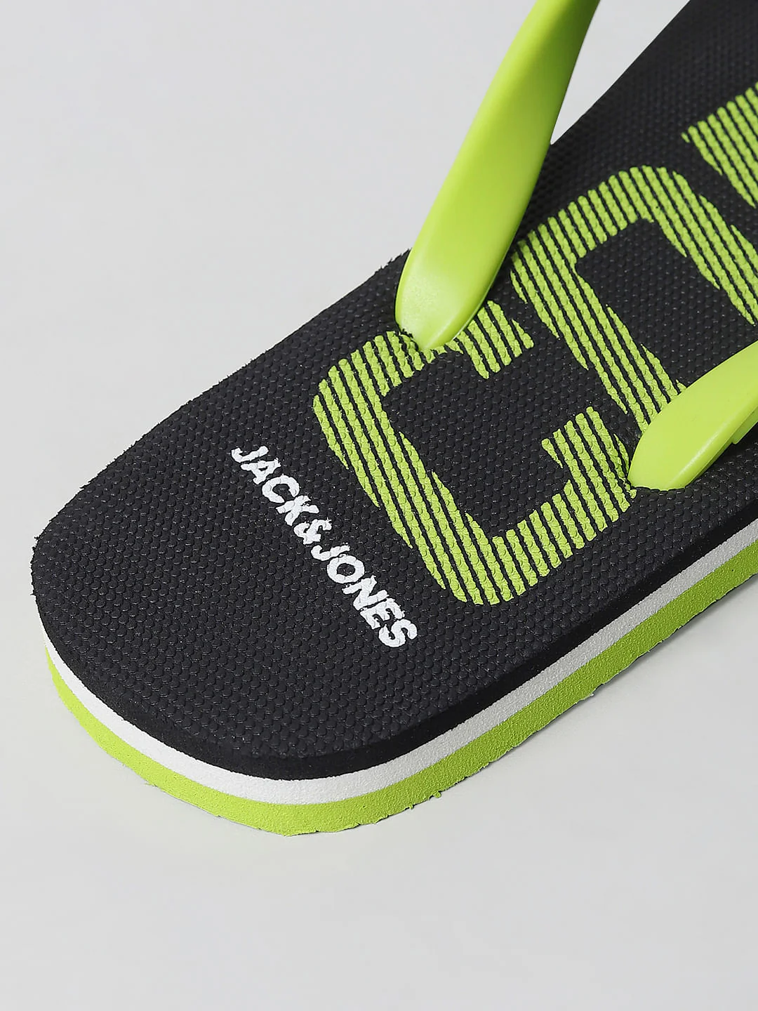 Green Logo Print Flip Flops - Image 12