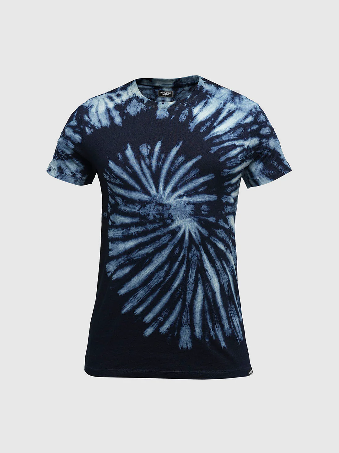 PRODUKT by JACK&JONES Blue Printed Crew Neck T-shirt - Image 7