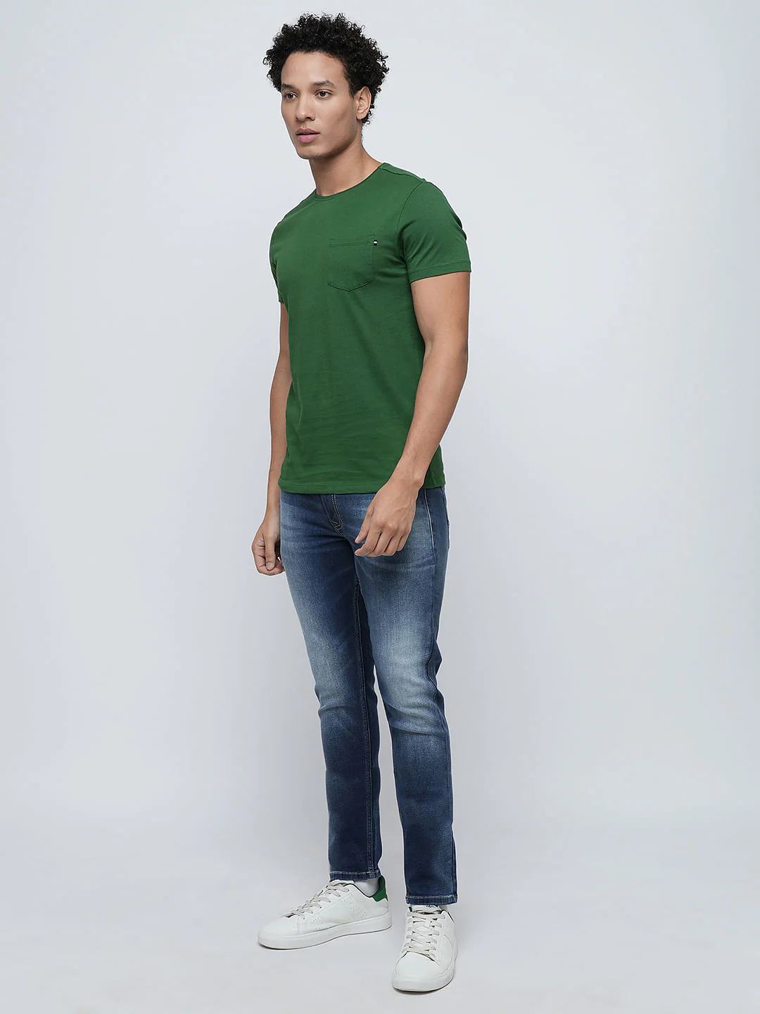 PRODUKT by JACK&JONES Green Crew Neck T-shirt - Image 5