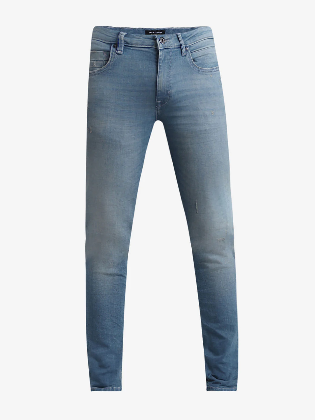 Blue Low Rise Washed Ben Skinny Jeans - Image 7
