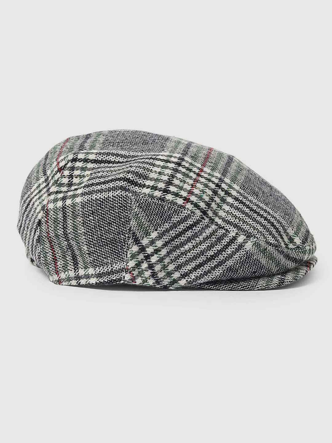 Grey Check Cap - Image 3