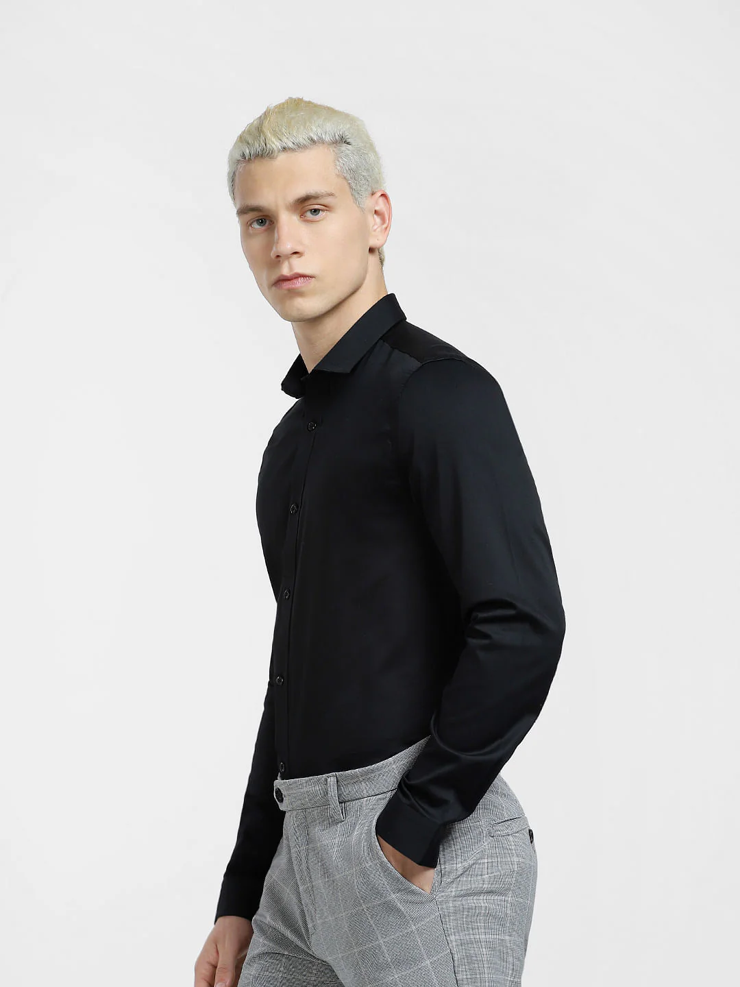 Black Full Sleeves Shirt - Image 3