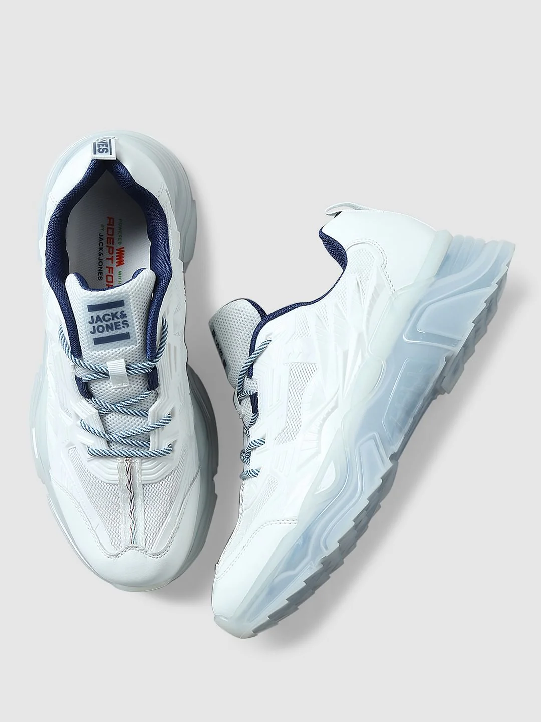 White Chunky Sneakers - Image 2