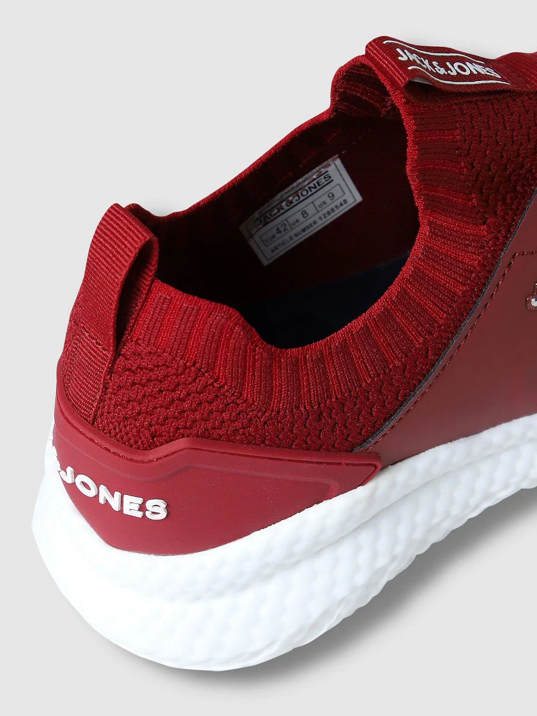 Dark Red Lace-up Sneakers - Image 8