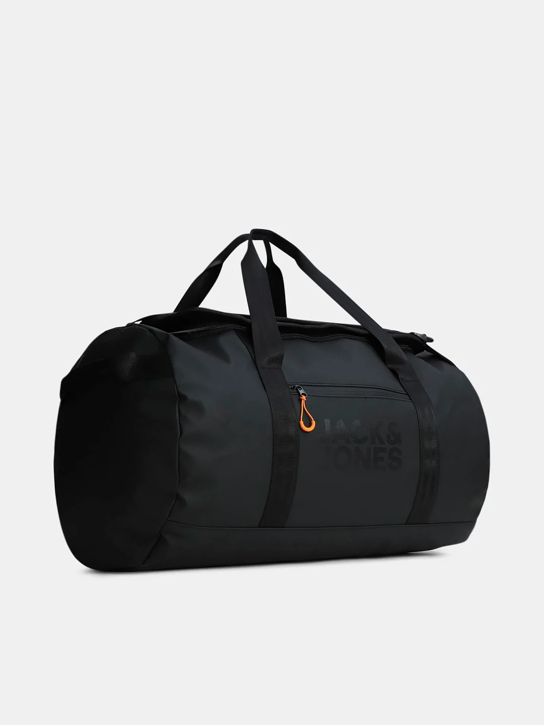 Black Logo Print Duffle Bag - Image 2