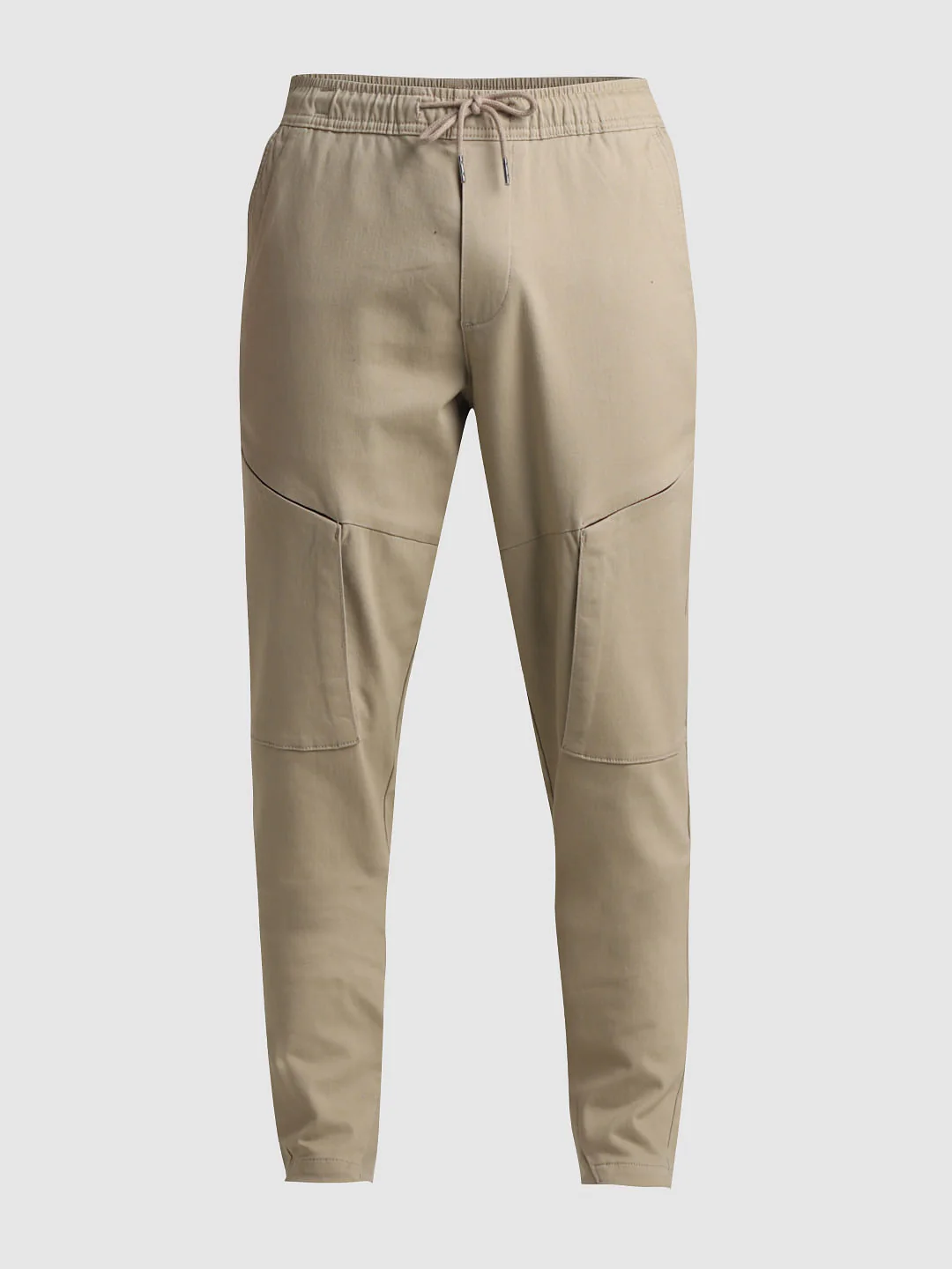 Khaki Slim Fit 6 Pocket Cargos - Image 6