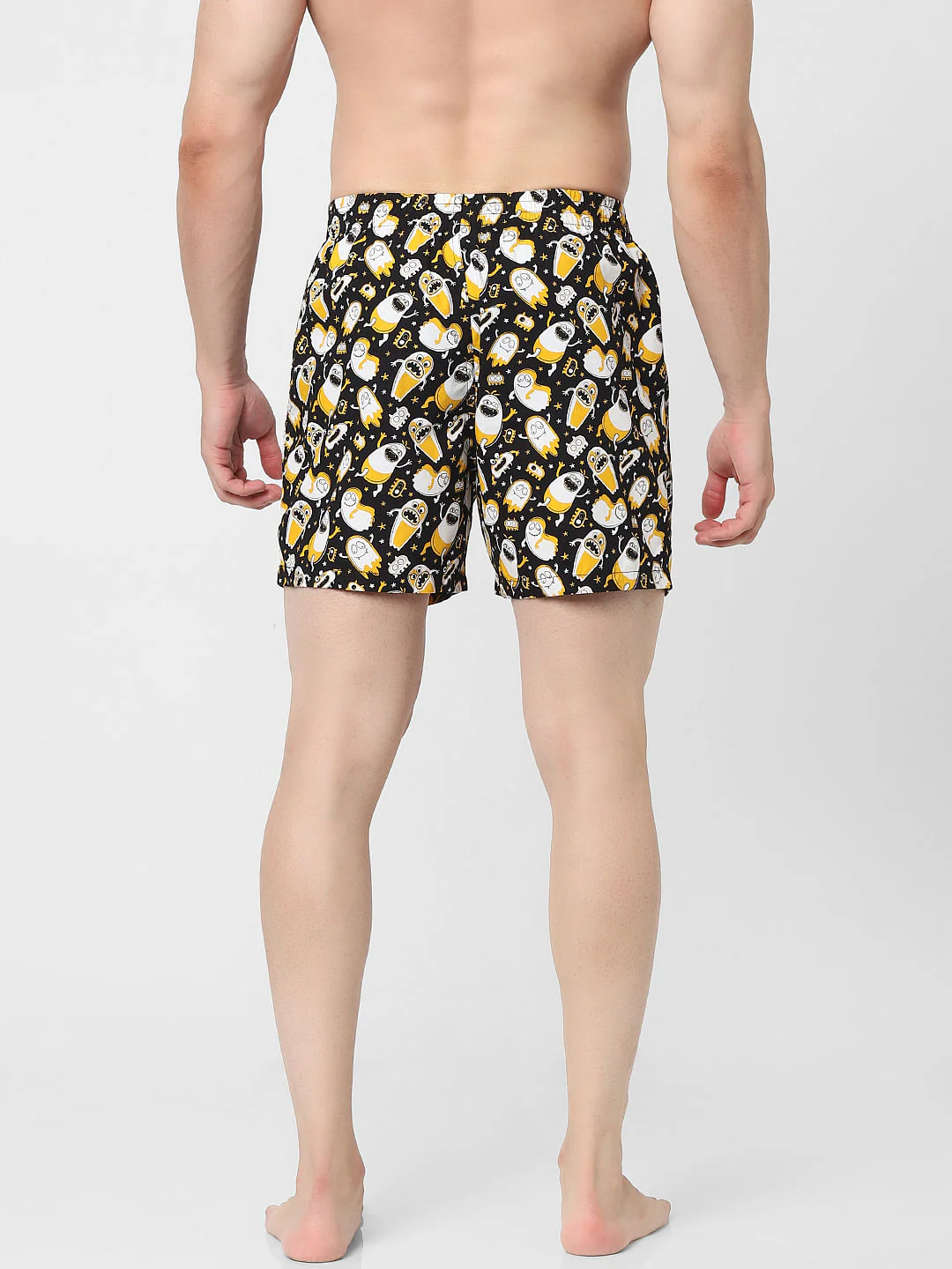 Black Graphic Print Boxers - Image 3