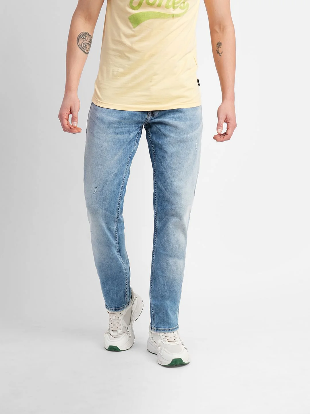 Blue Low Rise Tim Anti Fit Jeans - Image 2