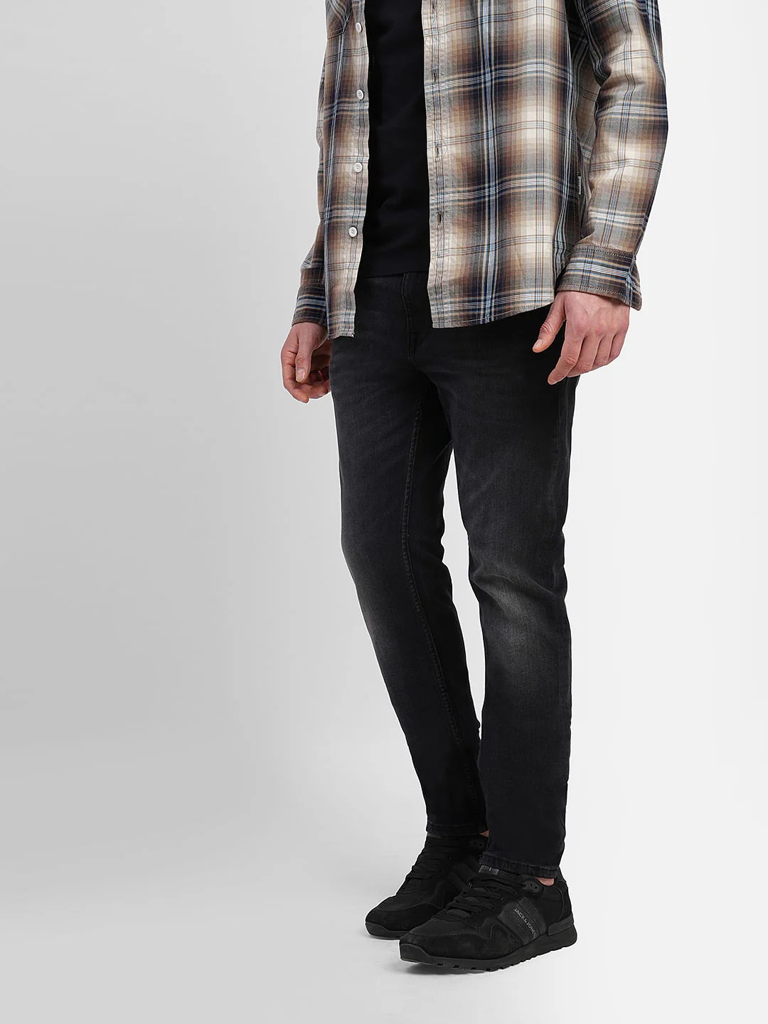 Black Low Rise Liam Super Skinny Jeans - Image 3