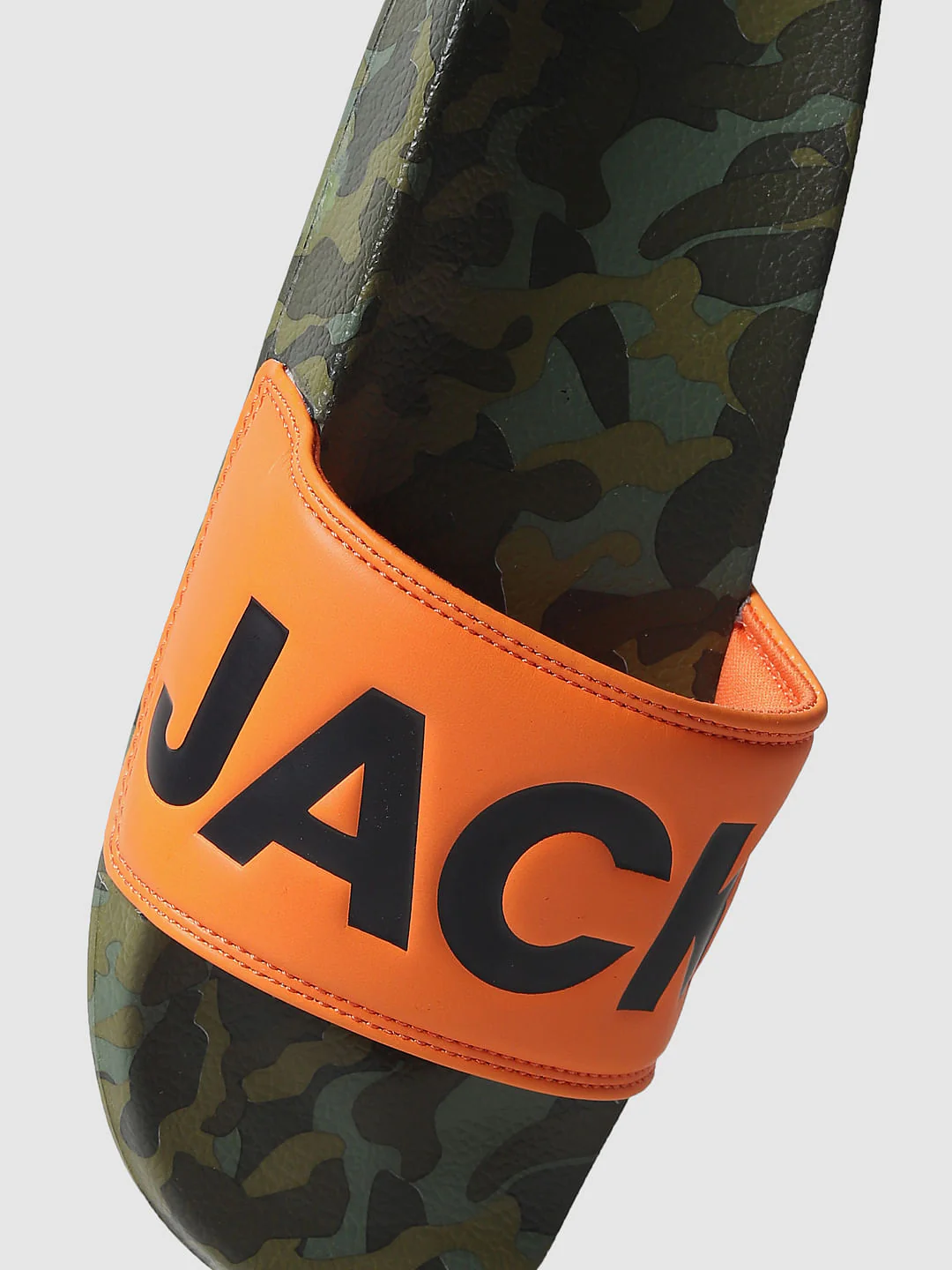 Orange Camo Print Sliders - Image 10