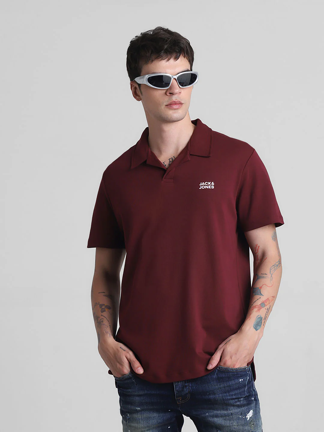 Maroon Polo T-shirt