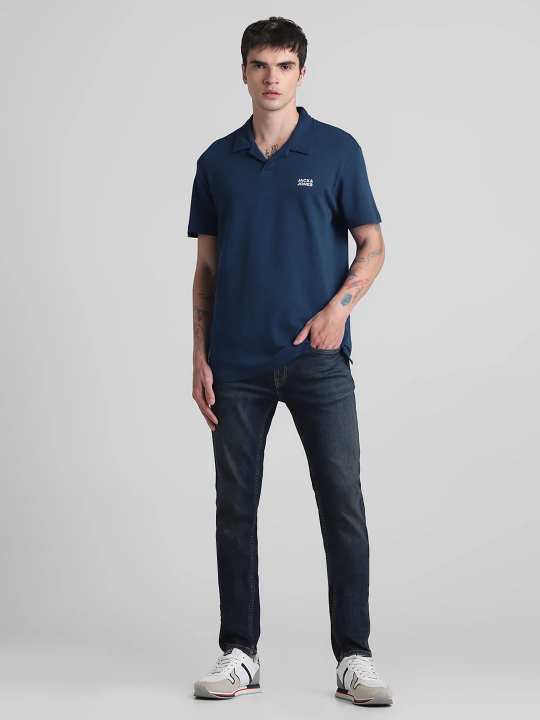 Dark Blue Polo T-shirt - Image 6