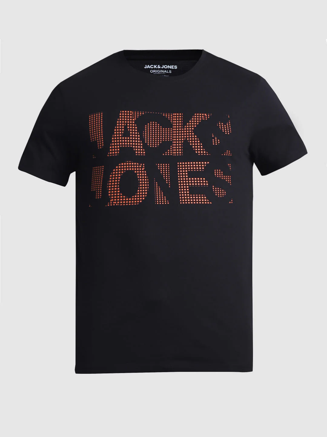 Black Logo Print Crew Neck T-shirt - Image 7