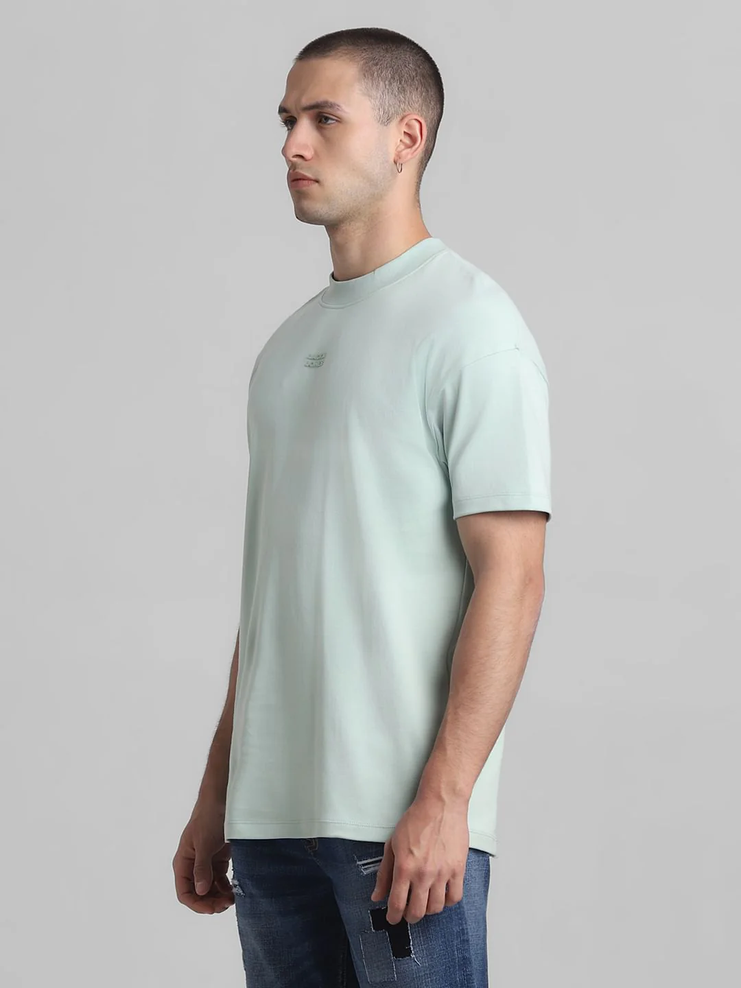 Aqua Green Oversized T-shirt - Image 3