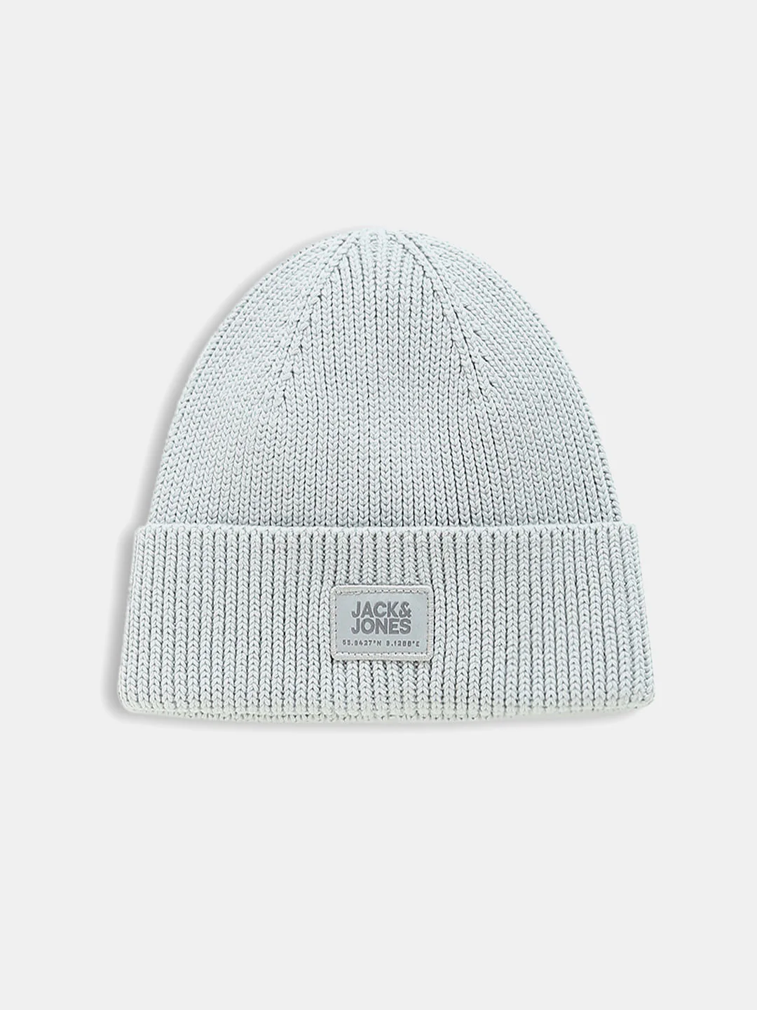 Grey Organic Cotton Short Beanie