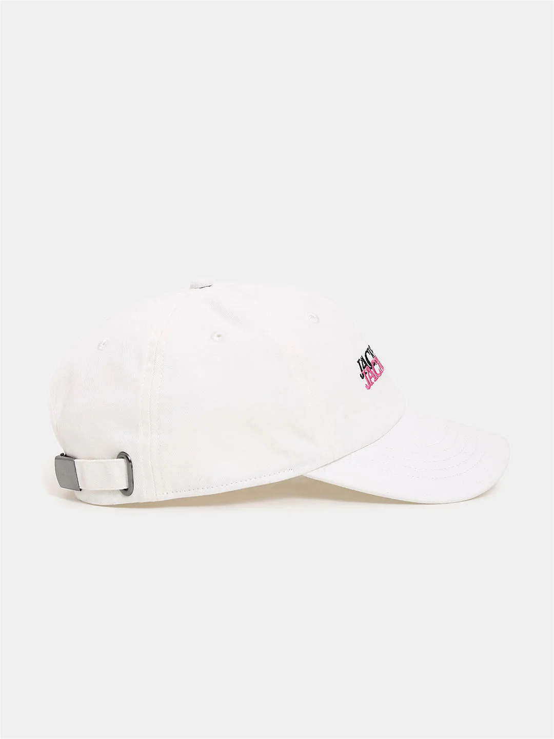 White Logo Printed Cap - Image 3