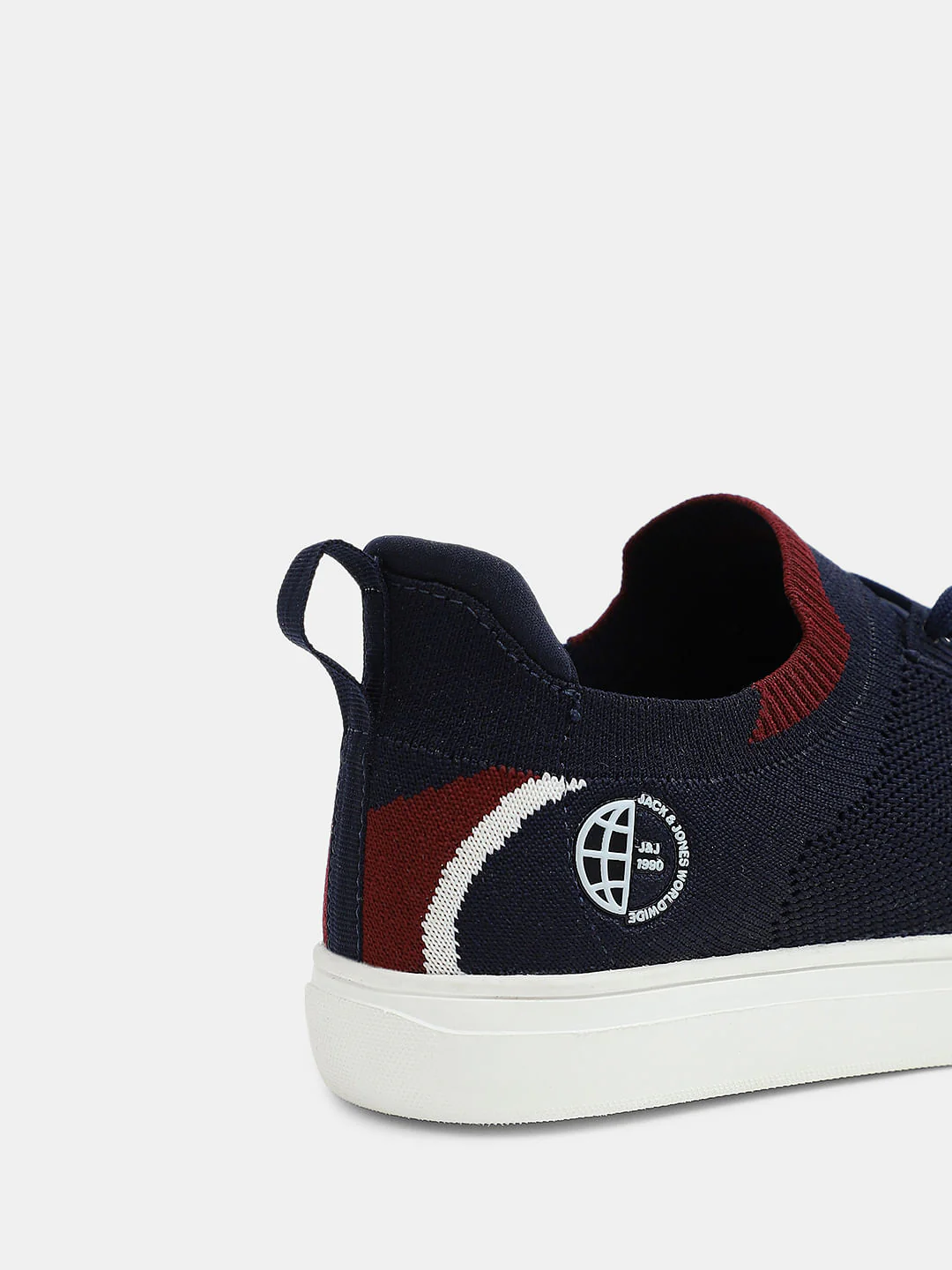 Navy Blue Knit Sneakers - Image 8