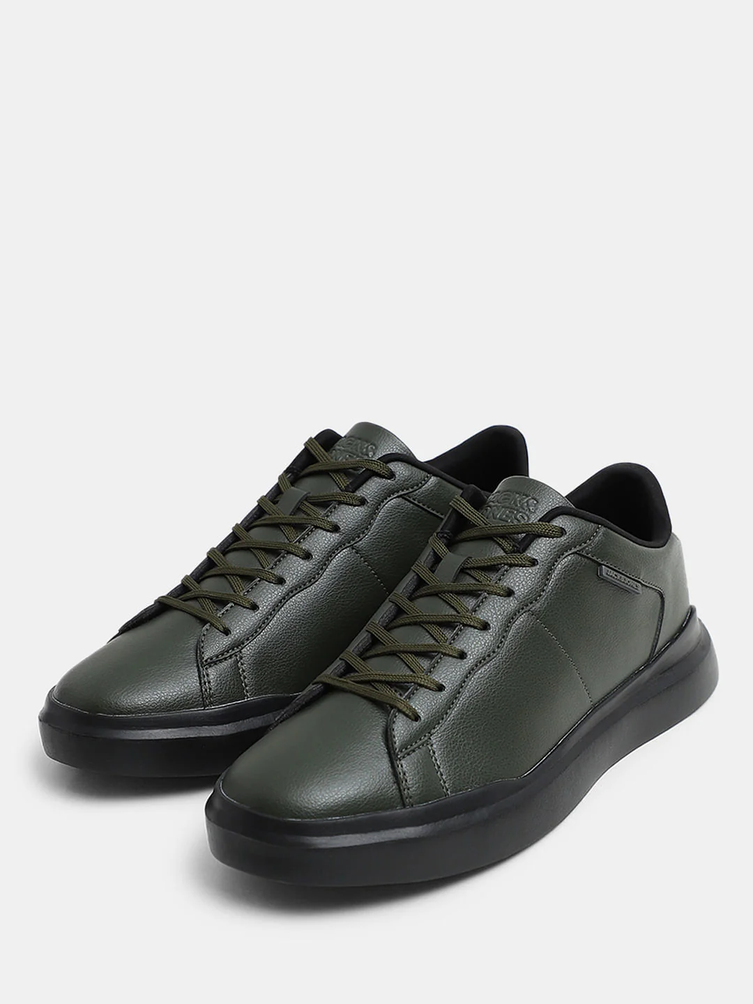 Olive Premium Lace-Up Sneakers - Image 6