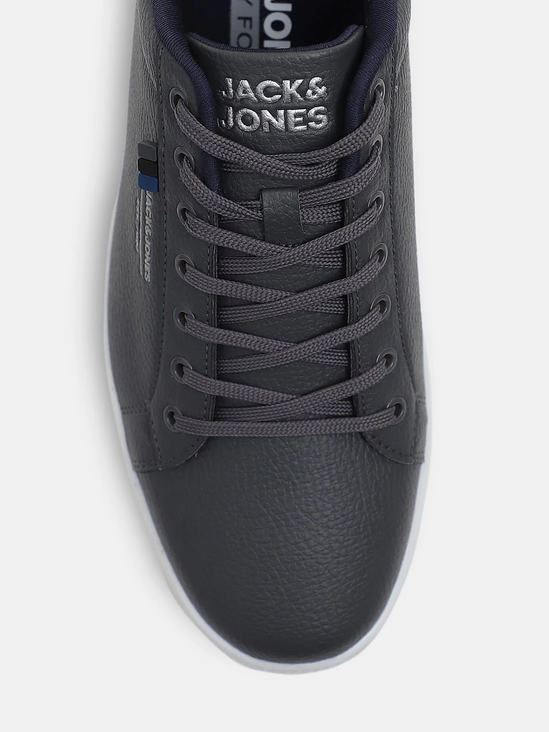 Grey Premium Lace Up Sneakers - Image 7
